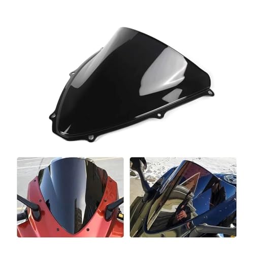 Pare-brise moto double courbure pour GSXR 750 K7 look racing