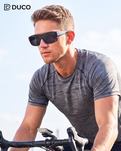 Image of DUCO Polarized Sports Sunglasses That Fit Over Glasses for Men & Women 8980