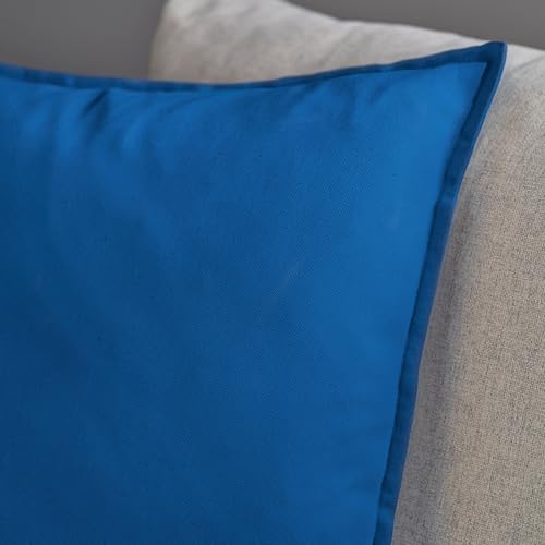 Housse de coussin 50x50 bleu vif ProTuning GURLI deco canape