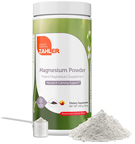 Zahler Magnesium Powder - Raspberry Lemon, 8.5 oz
