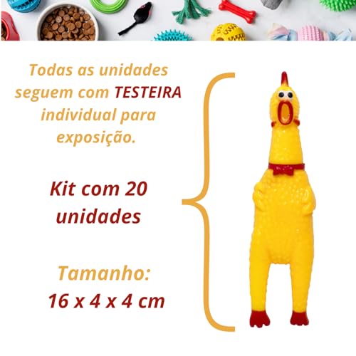 Galinha Frango Brinquedo Pet Cachorro Gato Borracha Flexivel Macio Mordedor Sonoro Apito Brinquedo c
