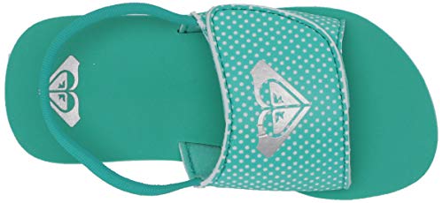 Image of Roxy Girl's TW Finn Sling Back Flip Flop Sandal Sandal, NAVY DREAM, 7 M M US Toddler