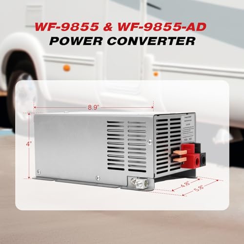 image for suplife WF-9855,55 Amp RV Power Converter for Lead-Acid Battery,Compat