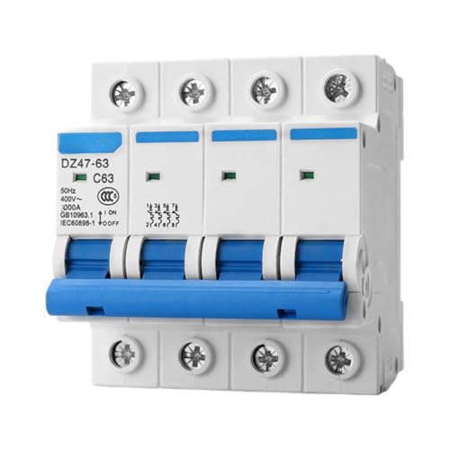 Disjoncteur de protection 4P 80A pour borne de recharge voiture électrique