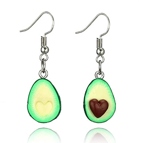 YOXO Style Couples Fruit Cute Avocado Dangle Earrings for Women