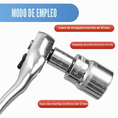 Miniatura 6 de 4 Piezas Adaptadores Para Llave De Carraca Adaptador 1 2 A 3 8 , 3 8 A 1 2 , 3 8 A 1 4 , 1 4 A 3 8