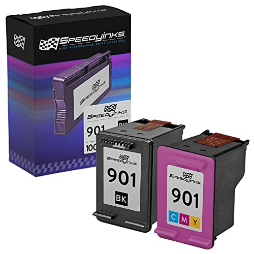 Speedy Inks Remanufactured Ink Cartridge Replacement For Hp 901 (1 Black And 1 Color, 2-Pack) #TOP14