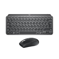 Logitech MX Keys Mini Tastatur + MX Anywhere 3S kabellose Maus – flüssiges Tippen, beleuchtete Tasten, schnelles Scrollen, Bluetooth, kompatibel mit Mehreren Betriebssystemen - Graphit, QWERTZ-Layout – Ansicht 1