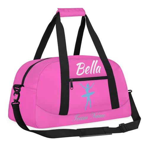 Kids-Duffel-Bags With Custom Name Carry-On Overnight Travel Gym Lightweight Dance Sports Bags For Girls Boys Kids Style13