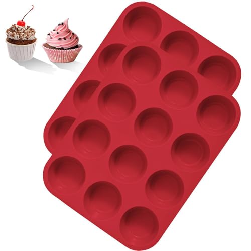 KitchenCraft Muffinblech Antihaft – 12 Mulden, 35 X 27 Cm, Ofenfest Bis 220°C