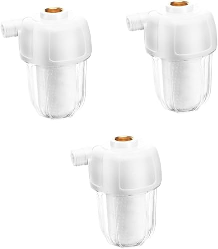Miniatura 1 de Purificador de plumón, 3 piezas, para lavado, ducha, hogar, prefiltro de plástico, para el hogar, sistema de máquina de lavandería, accesorios de