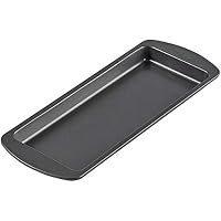 Wilton Easy Layers Loaf Cake Pan 4-Piece Set, 10-Inch x 4-Inch Size, Black