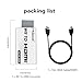 Mcbazel Wii HDMI Adapter mit 1,5 m HDMI Kabel 1080P, Wii Video-Audio Signal Konverter 1080P Full HD mit 3,5 mm Stereo-Audioanschluss für Wii Konsole HDMI Monitor HDTV Video Projektor