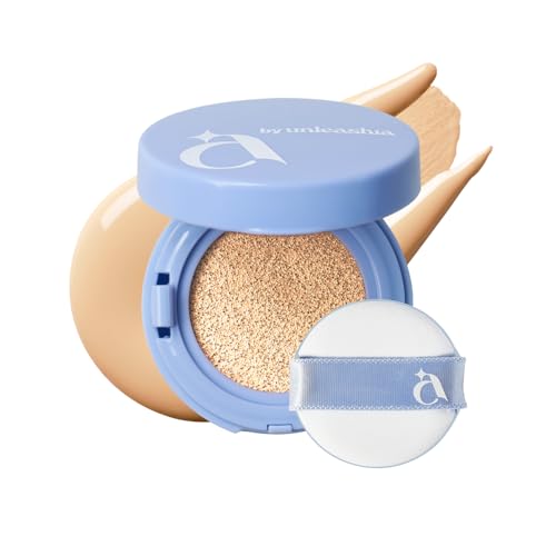 [A by Unleashia] Hey Dew Blue Cushion | 26 Shades Compact Size Triple Functional (Toning Anti-Wrinkle UV Protection) Buildable Coverage & Radiant Dewy Finish (21W Grace)