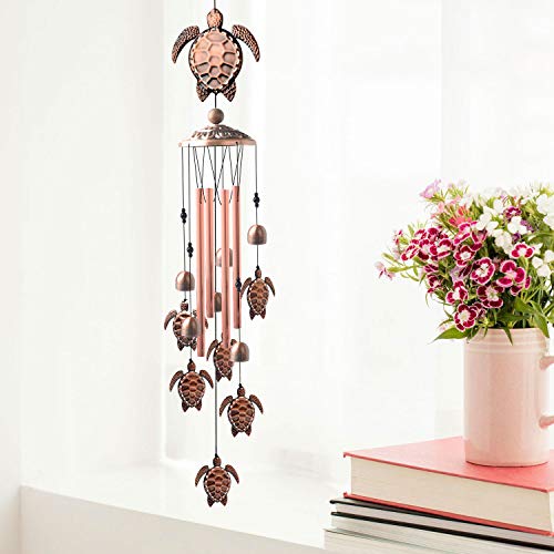Tortoise Wind Chimes, Wind Chimes Outdoor, Copper Wind Chime, Memorial Wind Chimes, Wind Bell, Garden Yard Decor, Gifts For Mom, Gifts For Grandma, Thanksgiving Gifts Garden Gift #TOP3