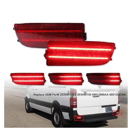Clignotants antibrouillard Sprinter 2007-2017 avec feux de freinage
