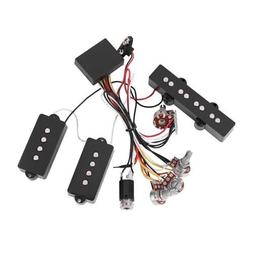 Préampli de basse active avec kit de câblage complet et égaliseur précis
