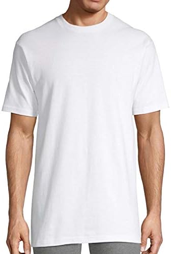 Cotton Crew Neck Undershirt, White 