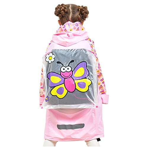 LAUSONS Lau's Giacca Impermeabile Ragazza Cappotto...