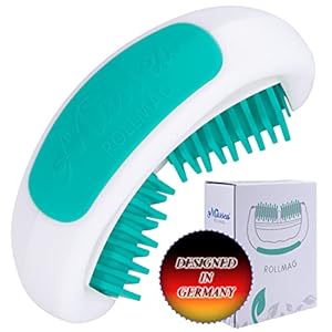 RollMag – Faszien Massageroller mit Magneten – Anti Cellulite Body Roller Massagegerät gegen Orangenhaut…