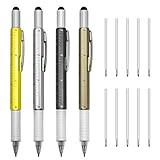 Exquisites Design: multifunktions kuli bedienen und bei geringer Größe voll funktionsfähig. Jeder Stift ist 1,0 mm, 15 cm lang, leicht zu tragen oder zu lagern. Die Tintenfarbe ist schwarz.