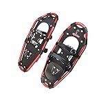 ALPIDEX Raquetas Nieve Aluminio Bolsa Incluida, Co...: TRES TAMAÑOS: 21 INCH: 53 x 20cm hasta 75 kg de carga a partir de talla 36 * 25 INCH: 63,5 x 20 cm hasta 110 kg de carga a partir de talla 38 * 30 INCH: 76 x 23 cm hasta 135 kg a partir de la talla 38 DISEÑO INTELIGENTE: estructura inteligente que no...