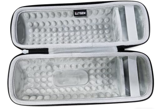 LTGEM Case Compatible with JBL Pulse 4/3 Waterproof Portable Speaker, Black+Grey