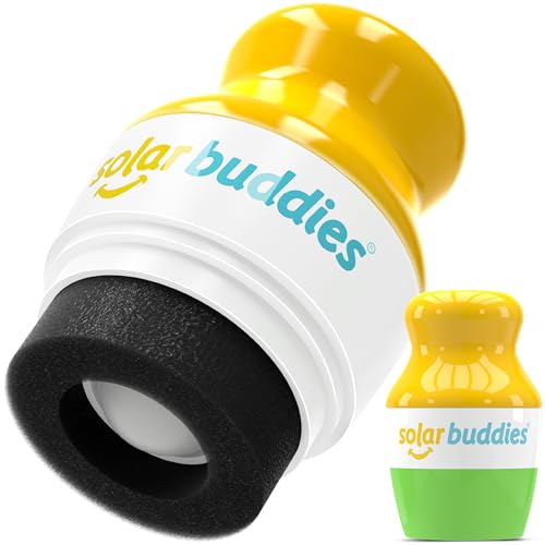 Solar Buddies Sunscreen Applicator - Single Green - Refillable Ro...