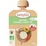 ベビービオ オーガニック ベビーオートミール アップル・キャロット 85g ×14個 (有機ベビーフード)(有機JAS認証品)(生後6か月～)