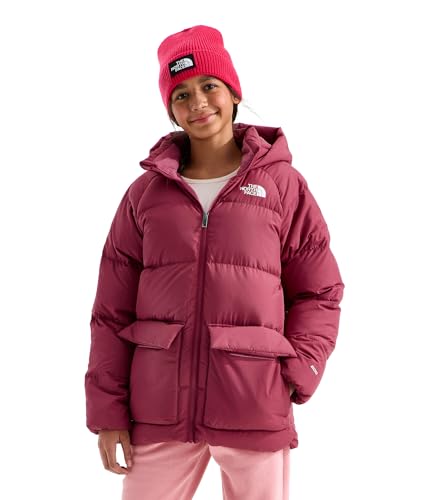 Image of The North Face Teen North Down Fleece-Lined Short Parka | 600 Fill Waterfowl Down, Water Repellent, Insulated Hood, & Pockets, Fermented Clay, XX-Large
