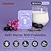 Yogourmet Kefir Starter with Probiotics (12 Sachets = 12 Quarts of Kefir) - Make Kefir at Home - Starter Culture - All Natural, Gluten Free, Kosher, Halal - 3 g Sachets