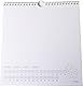 folia 23600 - Dauerkalender, Bastelkalender, mit Spiralbindung, 23 x 24 cm, weiß, für Bilder und Fotos bis max. 13 x 18 cm