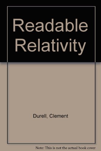Readable relativity (Harper torchbooks, TB530. ... B0007DOA10 Book Cover