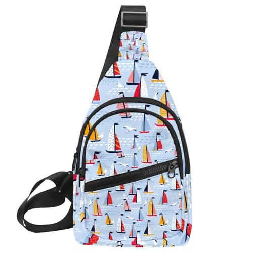 Bolsa de pecho con forma de corazón impermeable y con correa cruzada ajustable