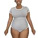 LittleForBig Baumwolle Strampler Onesie Pyjamas Bodysuit-Pastell Reihe Grau XXXXL