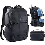 Endurax Camera Backpack Bags for Photographers, Waterproof DSLR Backpack with Laptop Compartment &...