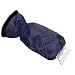 Quilted Ice Scraper Mitt Navy Blue