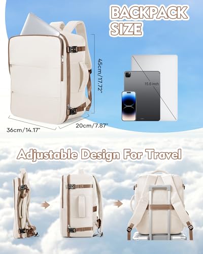 Image of suradar Travel Backpack Carry On Backpack Flight Approved