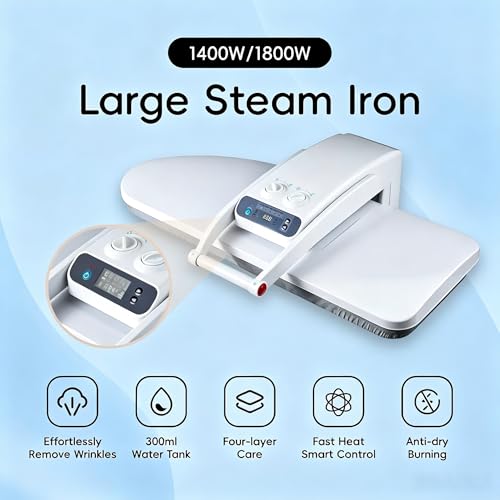 Fer à repasser électrique 1800W à vapeur avec affichage LED numérique - 3
