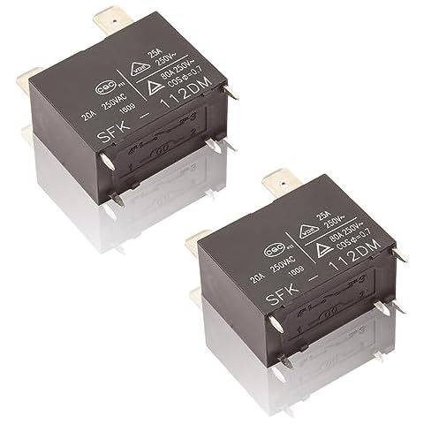 2pieces Relay SFK-112DM 25A 4pins 12VDC 25A Cover