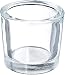 Hosley Set of 24 Heavy Clear Chunky Glass Tea Light, LED, Votive Candle Holders - 2.4" High. Ideal for Weddings, Parties, Spa, Aromatherapy, Bridal Setting, Reiki, Meditation, Bulk Buy O9