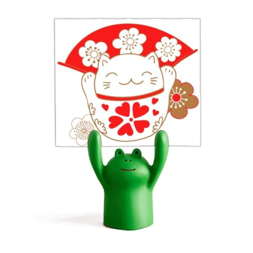 Pince-notes chat porte-bonheur fleurs de cerisier pour organiser vos mémos