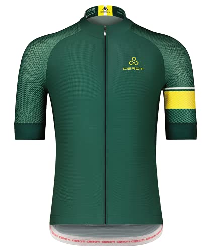 CEROTIPOLARÂ Snug Fit MenÂ AirCoolÂ CyclingÂ JerseyÂ BikeÂ ShirtsÂ UPF50+,PROÂ DryÂ FitÂ LightÂ WeightÂ Fabric