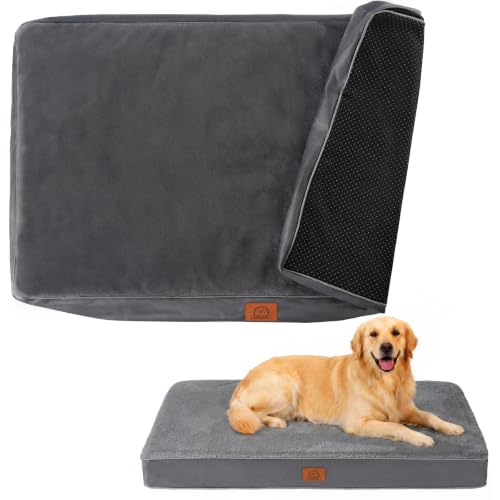 Dog Bed Covers Replacement Washable, Soft Removable Cover Zippered for Pets