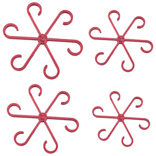 Supporto per stelo della pianta, clip per supporto per vite, morsetto per piante rampicanti, design per crescita verticale, anelli di supporto di diverse dimensioni, uso in giardino interno ed esterno