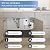 ECOTINYMACH 110V Tankless Water Heater Electric, 3000W Compact Water Heater Under Sink, Conveniently Convertible Between Fahrenheit and Celsius