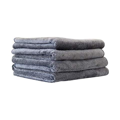 Immaculate Textiles Premium Microfibre Kitchen/Dish/Tea/Hand Towels - Pack of 4-45x65cm - 350GSM : Extra Thick, Highly Absorbent & Super Soft (Pack of 4) Cover