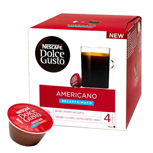 Buy 10,20,30,50,80 & 100 Compatible With Dolce Gusto Americano Decaf Coffee & Milk Capsules/Pods - SOLD LOOSE
