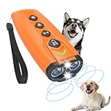 KEENYODA Dispositivo ultrasónico antiladridos para perros, uso seguro en interiores y exteriores (naranja) - Eficaz para mascotas