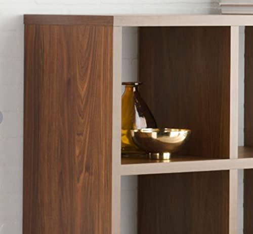 Better Homes And Gardens.. Cube Organizer With Metal Base, Vintage Walnut, 9-Cube #TOP6